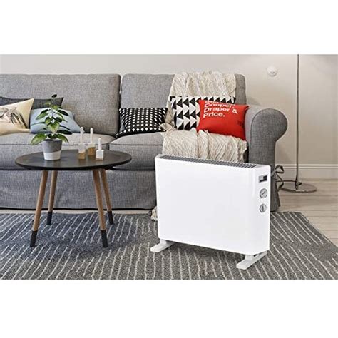 MYLEK Convector Heater Electric 2000W Free Standing Portable Radiator