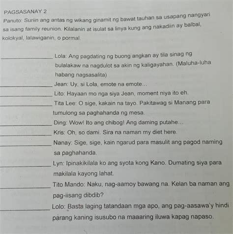 Pambansa Antas Ng Wika Navigatorero