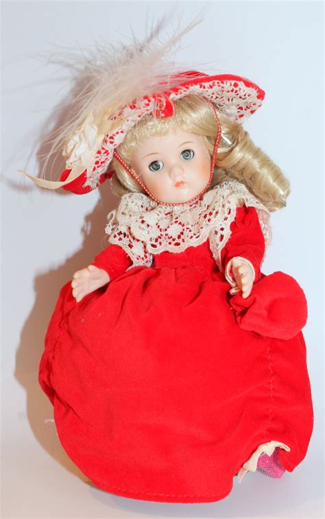 Porcelain Vogue 8 Ginny Doll New In Original Box 1984 Red Dress Dragonfly Whispers