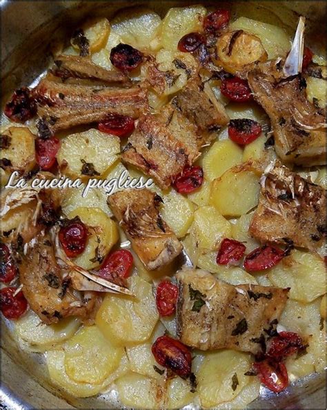 Baccal Al Forno Con Patate Alla Salentina La Cucina Pugliese