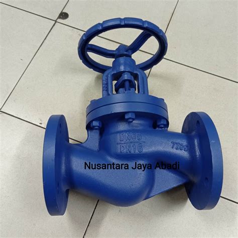 Globe Valve Steam Pn Flange Inchi Dn Cast Iron Lazada