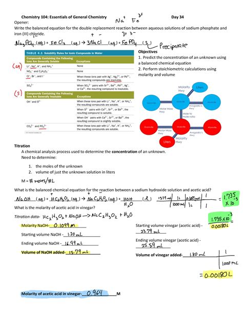 CHM 104 Day 34 Lecture Notes Practice Problems For Chm 104 Wentzel S