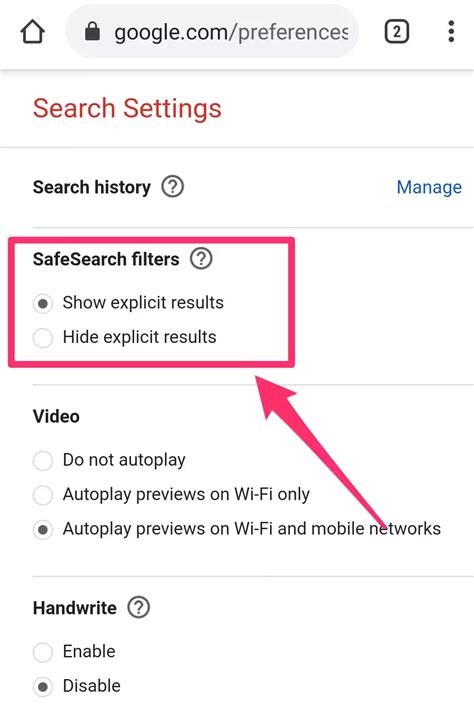 How To Turn Safesearch Off
