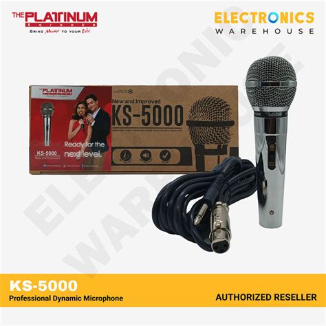 Platinum Karaoke Ks Professional Dynamic Wired Microphone Lazada Ph