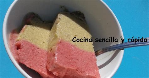 Cocina Sencilla Y R Pida Helado De Tres Sabores