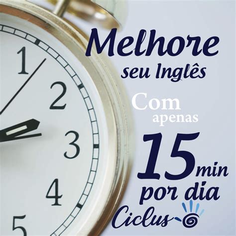 Melhore seu inglês praticando 15 minutos por dia