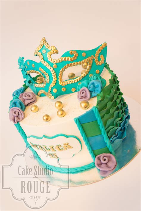 Masquerade Cake - CakeCentral.com