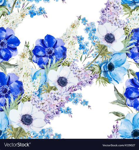 Anemones Royalty Free Vector Image Vectorstock