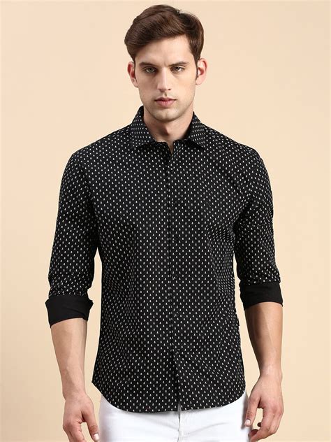 Buy Showoff Men Printed Cotton Premium Slim Fit Opaque Casual Shirt Shirts For Men 23406996