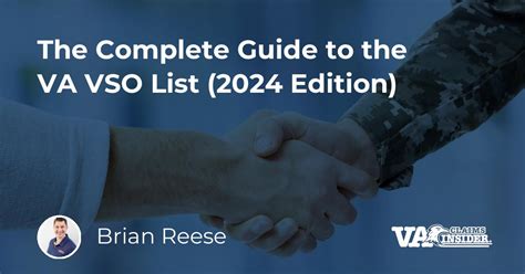 The Complete Guide To The VA VSO List 2024 Edition