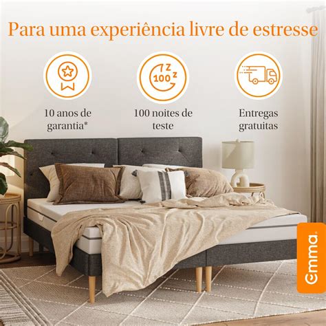 Emma Duo Comfort Queen - Colchão Queen Emma Duo Comfort - 10 Anos De Garantia, Conforto ...