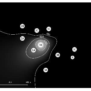 Isoconcentration Maps Of Pb Zn And Cr Mg Kg Dry Weight Dw In The