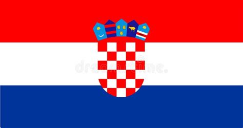 Croatia Coat of Arms on the European Union Flag Stock Vector ...