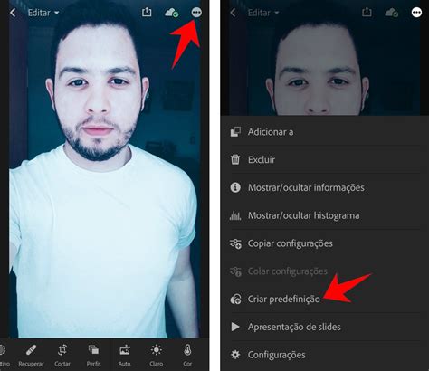 Como Criar Presets No Lightroom Pelo Celular