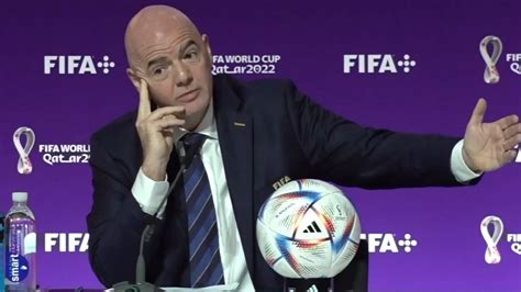 FIFA PRESIDENT GIANNI INFANTINO Hits Back At Qatar Critics Western