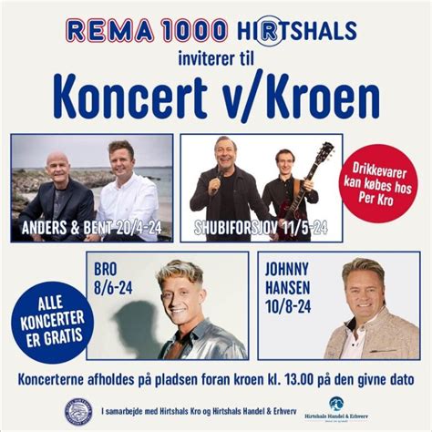 Gratis Koncert Med Anders Og Bent Bro Foran Hirtshals Kro Nords Posten Dk