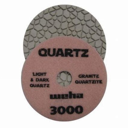 4 WEHA QUARTZ 7 STEP POLISHING PADS 50 3000 Detroit Diamond Tools