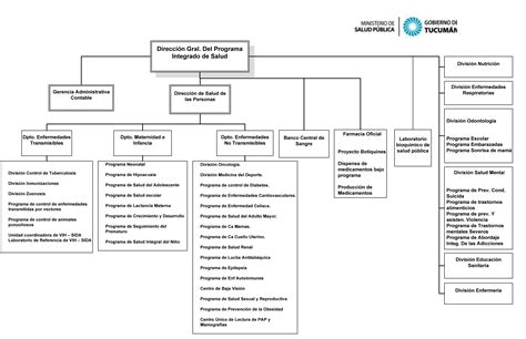 Dirección General De Programa Integrado De Salud Organigrama