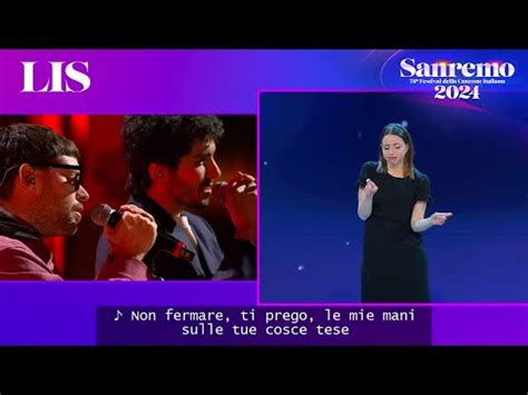 LIS Sanremo 2024 Gazzelle Con Fulminacci Canta Via Del Campo YouTube