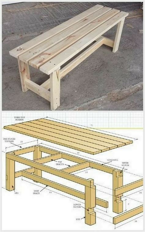 Best DIY Wood Garden Bench Plans Diy Wood Bench Diy Furniture Plans