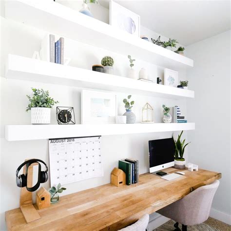 20 Floating Shelves Office Ideas The Urban Decor