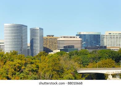 Rosslyn Virginia Skyline Viewed Dc Stock Photo 88010668 | Shutterstock