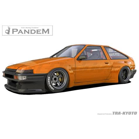 Greddy Pandem 84 87 Toyota Corolla Levin Hb Ae86 Full Widebody Kit Wo