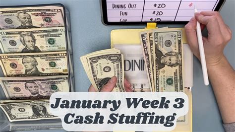 Full Time Income Cash Envelope Stuffing January Week