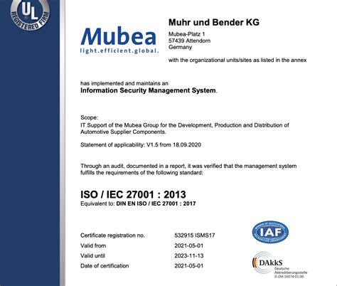 Quality Management Mubea Carbo Tech