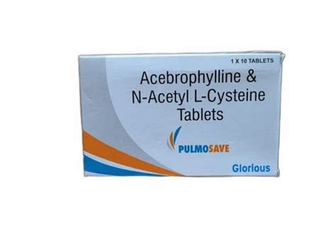 Acebrophylline Mg N Acetyl Cysteine Mg Tablets For Hospital