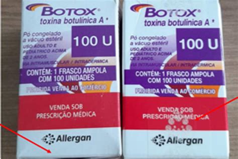 Anvisa Alerta Para Falsifica O De Toxina Botul Nica Saiba Como