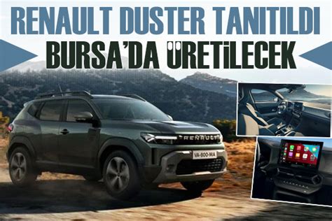 Yeni Renault Duster dünyada ilk kez Türkiye de tanıtıldı Güncel