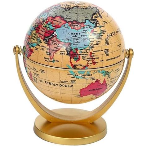 Globe Terrestre D Coratif Globe Terrestre Rotatif Avec Support Gar On