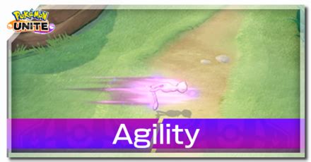 Agility Mew Move Effect And Cooldown Pokemon Unitegame