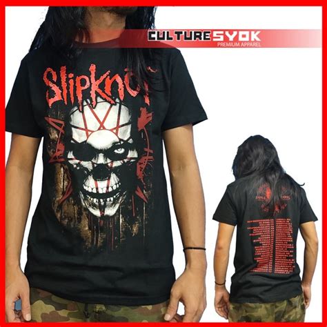 SLIPKNOT World Tour Metal T Shirt 100 Premium Cotton By Culturesyok