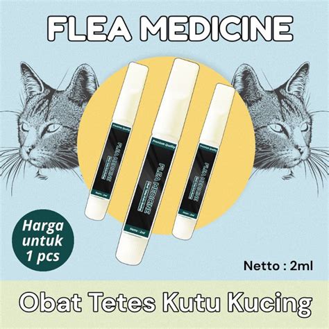 Jual Flea Medicine 2ml Obat Tetes Kucing Kemasan 2ml Bisa Cod