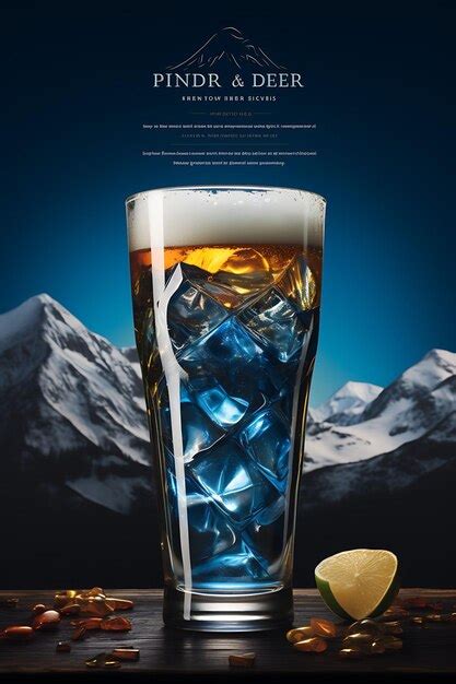 Conception Du Cidre Dandorre Pint Verre Trinxat Montagnes Cérulean