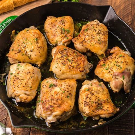 Baked Chicken Thighs In Cast Iron Skillet Kitchen Divas