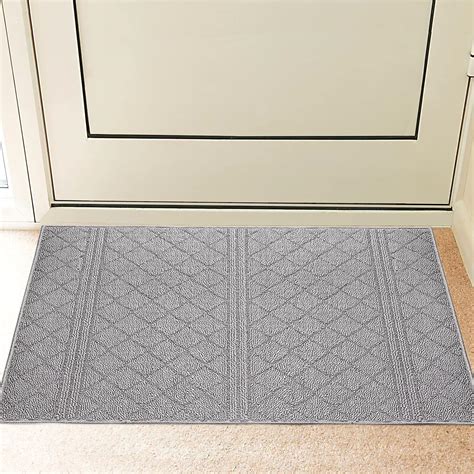 Refetone Indoor Doormat Front Back Door Rug Durable Rubber Backing Non