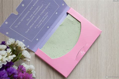 Матирующие салфетки для лица SHARY Green Tea Зеленый чай - «Потрясающие ...