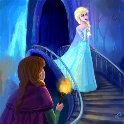 Anna and Elsa - Frozen Fan Art (35818560) - Fanpop