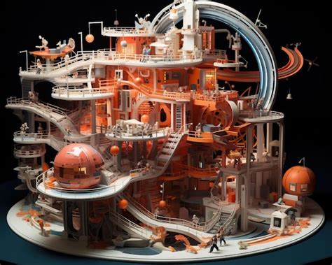 Voyagez Dans Le Futur Avec Une Sculpture Visionnaire En Papier D