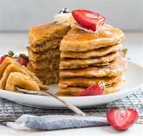 The Best Oatmeal Pancakes Wellplated