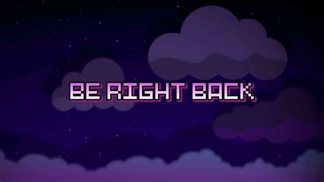 Be Right Back Overlay Stock Video Footage for Free Download