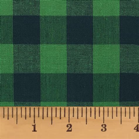 Green Buffalo Check Homespun Fat Quarter Jubilee Fabric