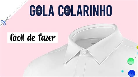 COMO FAZER GOLA COLARINHO DE CAMISA SOCIAL NÍVEL FÁCIL YouTube