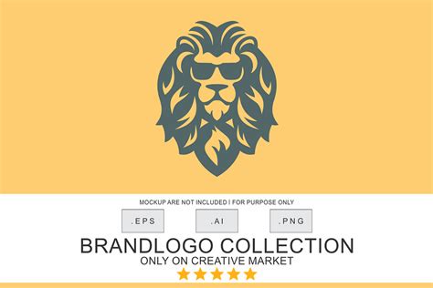 Lion Brand | Creative Illustrator Templates ~ Creative Market