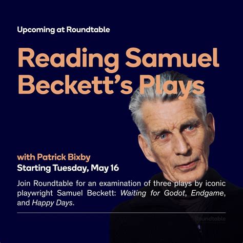 ‘Reading Samuel Beckett’s Plays’: an online course – The Samuel Beckett ...