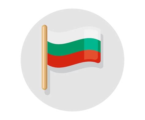 Premium Vector | Waving vector bulgaria flag