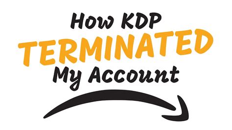 How KDP Terminated My Account YouTube